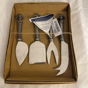 Thirstystone Pewter 4 Pc‎ Anchor Cheese Tool Set